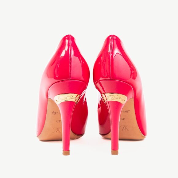 Louis Vuitton Strawberry Rose Pop Patent Leather Pointed-Toe Pumps - Picture 3 of 11